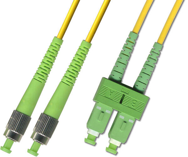 P-SM9-D3Y-SCA-FCA-xx Fiberworks AS  Patch SM DPX SC/APC-FC/APCR xx m 9/OS2 G.657.A2 2x &#248;2mm Yellow